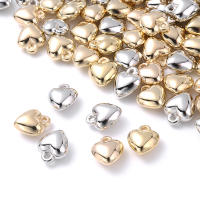 iYOE 50pcs Cuentas De Espaciador De Corazón Dorado 6-18mm Para Crear Pulseras Pendientes Collares Joyería DIY Material Plástico - details 1