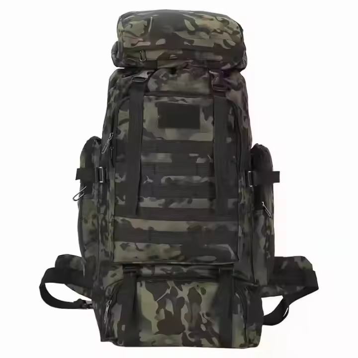 Mochipa impermeable 80L para hombre, granola capacidad para senderismo, acampada, viaje, Deporte al Aire Libre, equipo de camping - 1