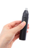 Afeitadora Eléctrica Negra Para Nariz Y Orejas Profesional Painless Para Hombres Y Mujeres Trimmer De Cabello Y Pelo De La Nariz - details 5