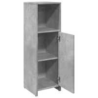 vidaXL Armario de baño madera contrachapada gris 30x30x95 cm - details 4