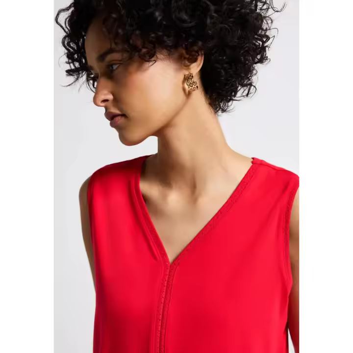 Street One Mod. PS323333 - Top de punto con detalles de crochet para mujer - 1