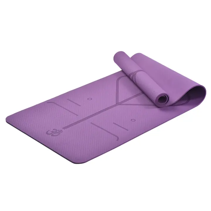 Esterilla Yoga con Correa y Bolsa | Esterilla Yoga Antideslizante | Esterilla Fitness Ideal para Gimnasio U Hogar. Exterilla Pilates 6mm o 10mm - Esterilla para Mujeres y Hombres. - 1