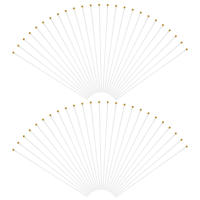 50Pcs Poles Para Banderas De Plástico Para Eventos Deportivos Y Festivales Poles De Bandera Manuales Para Celebraciones Y Publicidad - details 0