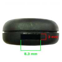 Ociodual Carcasa Llave Compatible con Citroe C1 C2 C3 C4 Xsara Berlingo Picasso Case Mando+Espadin Key - details 6