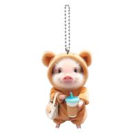 Colgante Decorativo De Cerdo Acrílico 2D Interesante Para Llaveros Y Amigos Regalo Divertido Y Moderno De Animal - details 10