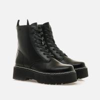 Botas Militares mujer MUSTANG 54146 C54820 MILITAR DOBLE PISO NEGRO 33927 24I - details 2