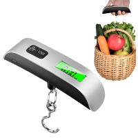Báscula Digital Portátil De 50kg Escala Electrónica Con Pantalla LCD Herramienta De Pesaje Para Maletas Y Bolsos De Viaje - details 1