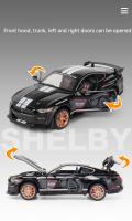Modelo De Coche Escala 1/24 Mustang Shelby GT500 Juguete De Metal Con Sonido Luz Y Función Retroceso Regalo Para Niños - details 11