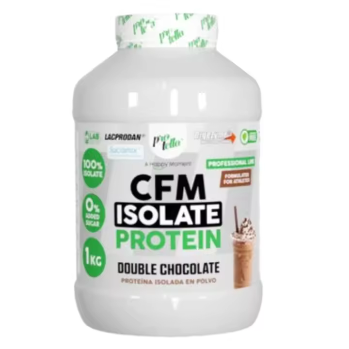 Protella CFM Isolate 1 Kg - Proteína Alta Calidad - 90% de Proteína - Recuperación Muscular - 1