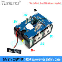 Turmera Caja De Batería Para Destornillador 18V 21V Soporte De Batería 18650 5X 10X 15X 20X Con BMS 50A Máx.100A Para Reparación De Taladro Eléctrico - details 17