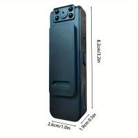 Cámara de visión nocturna gran angular, cámara portátil con audio USB para grabación prolongada, grabadora de video para reuniones con micrófono, ciclismo, deportes, viajes. No necesita WiFi, no incluye tarjeta TF/SD. - details 5
