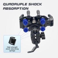 Soporte De Teléfono Móvil Para Motocicleta Con Amortiguador De Vibración Soporte De Rotación Ajustable Para Motorbike Ball Head Mount - details 23