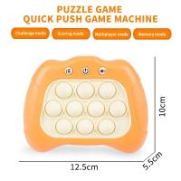 Juguete Antiestrés Con LED Pop Light Fidget Game Manija Para Niños Y Niñas Juego De Burbujas Corto Alivio De Estrés Temas Variados - details 1