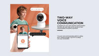 Cámara IP Havit IPC30 Smart 360° 2K con Visión Nocturna, WiFi, Detección de Movimiento AI, Audio Bidireccional, Compatible con TUYA, Google Assistant y Alexa, Soporte Micro SD 128GB, Resolución 3MP, WDR, Infrarrojo 940nm, Adaptador de Corriente Incluido. - details 3