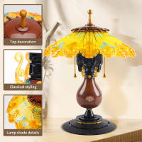 Lámpara De Mesa Retro Con Bloques De Construcción DIY Decoración Para Habitaciones Y Regalos Para Niños Y Adultos Iluminación Nocturna Con Piezas De Rompecabezas - details 2