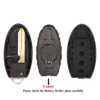 Carcasa De Llave Inteligente Jingyuqin Con 3/4 Botones Para Nissan ALTIMA MAXIMA Murano Versa Teana Sentra 2006-2014 Material ABS+Metal - details 3