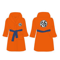 Bata Albornoz Dragon Ball Kanji GO Naranja - Talla XL - [EDICION LIMITADA] Tela Suave de Coralina Premium. Regalo Anime Original, Máxima Comodidad y Calidez - New Import - details 0