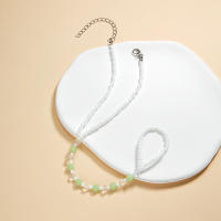 Pulsera De Tobillo Para Mujer Estilo Bohemio Colorido Con Cuentas Luminosas Joyería De Moda Hecha De Aleación De Hierro Y Resina - details 13