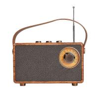 Retro FM Radio portátil de Madera Bluetooth Radio Bass Altavoz Manos libres REPRODUCTOR DE MP3 soporte USB/TF Tarjeta/AUX juego - details 0