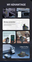 Reproductor De Música MP3 Para Coche Con Estéreo Hi-Fi Llamada Hands Free Cargador Rápido Y Cables Retráctiles Para iPhone Xiaomi Huawei Negro - details 8