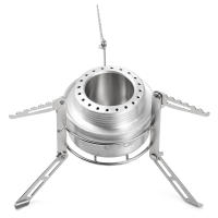Mini Estufa De Camping Con Quemador De Alcohol De Aluminio De 100ml Y Soporte De Acero Inoxidable Plegable Para Montañismo Supervivencia Entrenamiento - details 6