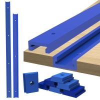 Juego De Herramientas Para Trabajar Madera FNICEL T30 Track T-Slider T Slot Miter Jig 50cm Guía De Angulo Para Mesa De Sábanas Y Router DIY - details 11