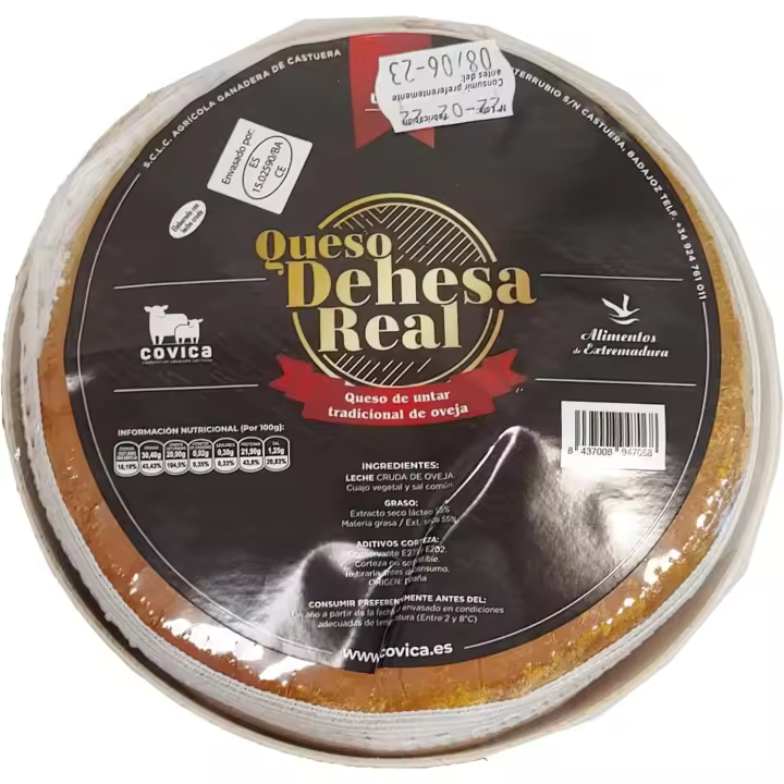 Queso de la Serena de Extremadura Dehesa Real (850 g Aprox) Queso para Untar. Queso Oveja Medina extremeño - 1