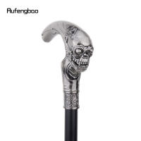 Bastón De Moda Con Cráneo Largo Decorativo Vampire Cospaly Vintage Para Fiesta De Halloween 93cm Punta De Goma Material De Eje De Acero - details 5