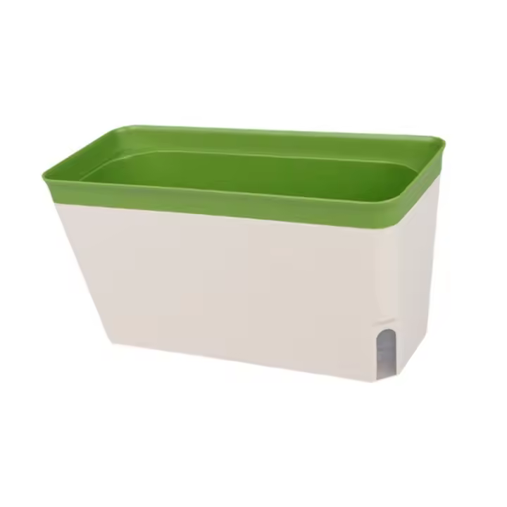 Maceta Autoidal Para Jardín Patio Balcón Interior Exterior Plástico Moderno Para Plantas De Cocina Violeta Africana Y Railing - 1