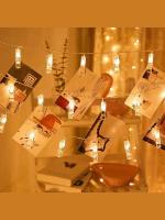 1 Pack Luces De Hilo De Fairy Con Clip Para Fotos Y Tarjetas 10/20/30/40 LED Decoración Para Bodas Y Graduaciones Fiesta De Graduación Decoración De Boda - details 2