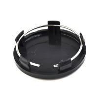4pcs 60mm Centro De Rosca De Rueda Para Coche Cubierta De Hub Abs Negra Y Plateada Universal Alta Calidad Duradera Accesorios Exteriores Para Vehículos - details 10
