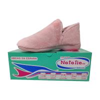 Zapatilla de Casa Mujer Natalia Blanco - Abotinada Glitter Otoño Invierno - details 3