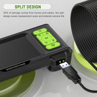 Cámara De Endoscopia USB Con Pantalla IPS De 4.3'' HD1080P Lente Autofocus 5.0MP Inspección De Coche Borescope Single Dual Triple Lens - details 8