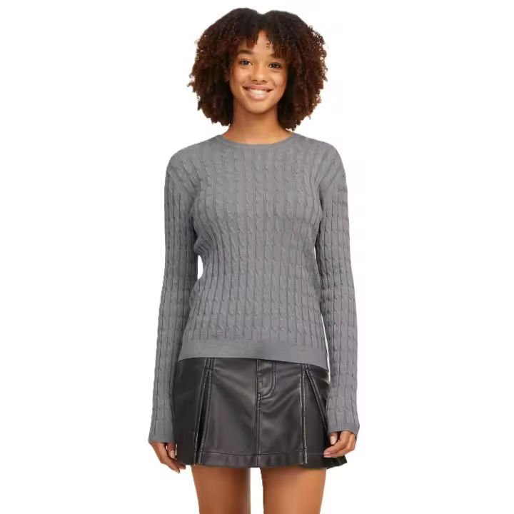 Jersey de punto Mujer JJXX 12264850 Gris - 1