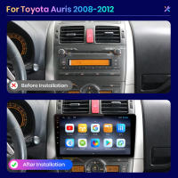 AWESAFE inalámbrico CarPlay Android Auto Radio para Toyota Auris E150 2006 -2012 coche reproductor multimedia GPS 2 din autoradio volante controles RDS Bluetooth - details 2
