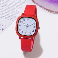 Reloj De Pulsera De Cuarzo Para Mujer Con Material De Silicona Y Acero Inoxidable Luminoso Color Gel Exquisito Accesorios Moda Casual - details 6