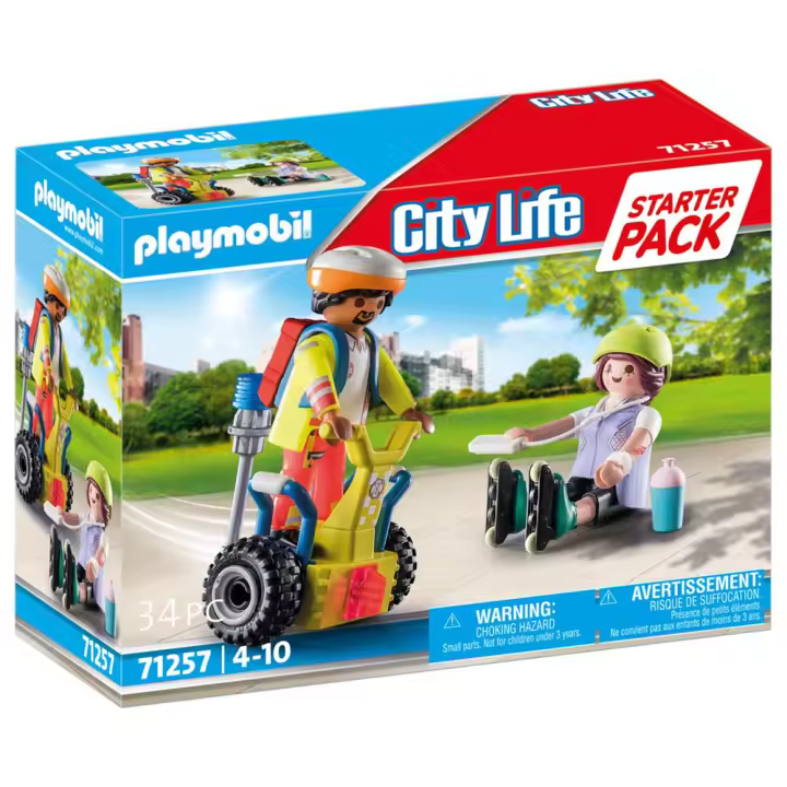 PLAYMOBIL Starter Pack Rescate con Balance Racer 71257, a Partir de 4 años - 1