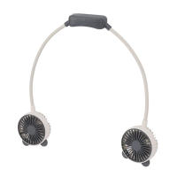 Ventilador Portátil de Cuello de Doble Cabeza, Ventilador Manos Libres Recargable por USB para Oficina, Viajes Y Actividades Al Aire Libre - details 4