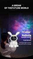 Proyector De Noche Para Niños Con Control Remoto Y Diseño Ajustable De 360 Grados Estrella Astronauta Nebulosa Galaxia Iluminación Incluye Baterías - details 16