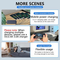 Cable De Carga Y Sincronización USB a 2.0 a Micro USB Para Teléfonos Android Tabletas Reproductores Y Más Dispositivos 1-6 Puertos - details 4
