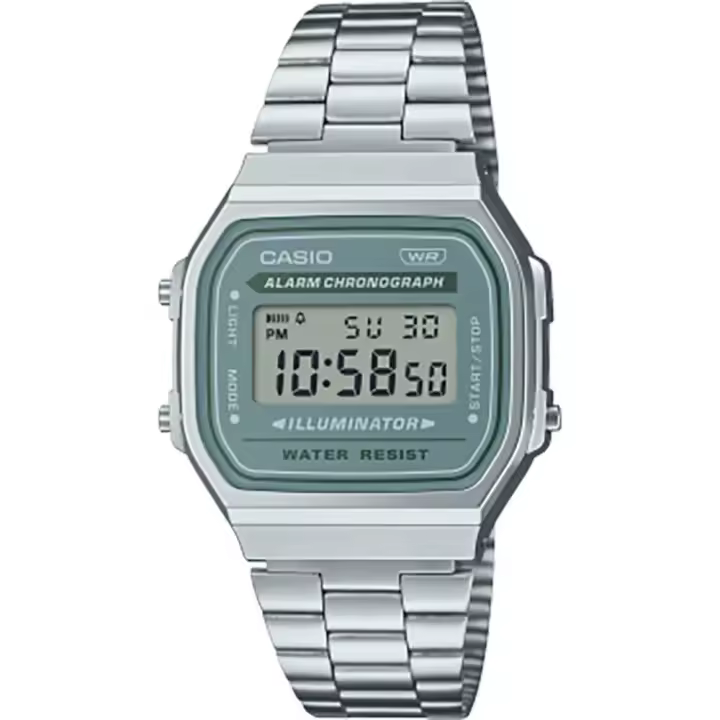 Casio Reloj A168wa-3ayes Plateado Hombre - 1