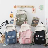 Mochila Grande De Estilo INS Impermeable Y Multifuncional En Nylon Para Escuela Y Viajes Mochila De Escuela Rucksack Para Hombres Y Mujeres - details 0