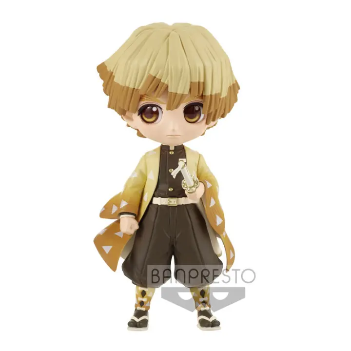 Figura Zenitsu Agatsuma Demon Slayer Kimetsu no Yaiba Q posket ver.B 14cmFigura  Coleccionable - Idea de Regalo- Mercancia Oficial - Juguetes para Niños y Adultos - Movies Fans - Muñeco para Coleccionistas y Exposición - 1