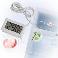 Termómetro Digital LCD Mini Con Probeta Impermeable Sensor De Temperatura Para Acuario Nevera Y Exteriores Medidor De Temperatura Interior Y Exterior - details 1