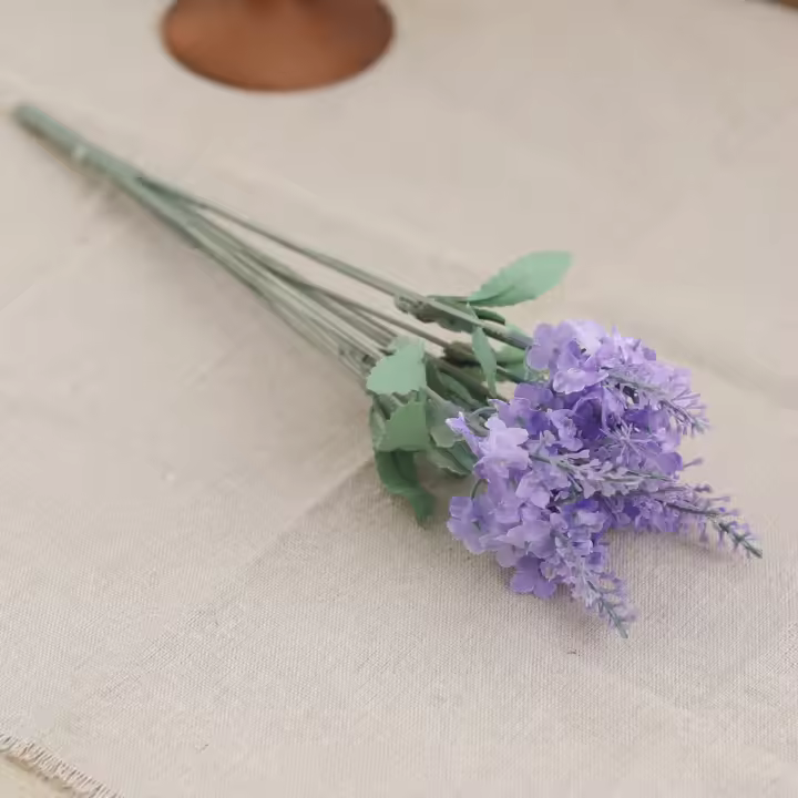 Ramo Artificial De Flores De Lavanda Para Bodas Y Fiestas Románticas Decoración Para Vaso Hogar Y Fondo De Fotografía - 1