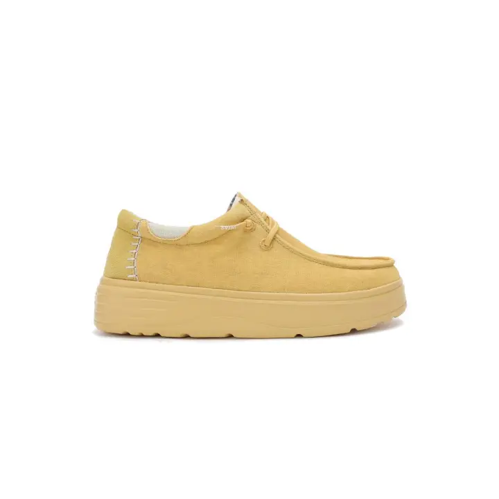 Zapatillas Pitas Wallabi Daisy Mujer Mostaza - 1