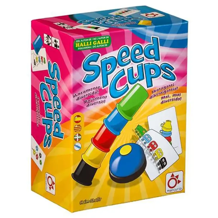 Mercurio Juego De Mesa Speed Cups Edición Multilengua Castellano Catalán Euskera Gallego - 1