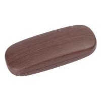 Estuche Protector De Gafas Con Diseño De Madera Y Grano Estilo Flip-Eye Caja De Almacenamiento Para Ópticas Con Linterna De Terciopelo Unisex - details 7