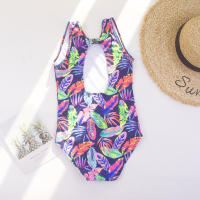Traje De Baño Unipersonal Para Niñas Con Estampado De Leopardo 8-12 Años Moda Verano Ropa De Playa Exterior Para Niñas - details 9
