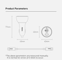 Baseus Car Charger 160W QC 5.0 Carga Rápida Doble Tipo C USB Para iPhone 15 14 13 12 pro Laptops Tabletas Cargador De Coche - details 18